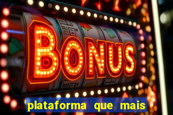 plataforma que mais paga no fortune tiger